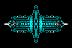 Beta type Battlestation <br />Heavily armoured battle station with no real weakness. Armed with two heavy mass drivers this station can devastate most targets before they can get within weapons range. Four light laser batteries plus two hangar bays provide close quarter defence.