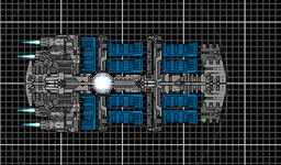 EOT Freighter as mentioned in backstory for previous fleet, slow bulky and loaded with goodies!