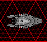 Standard light bomber configuration.<br />Plasma guns in nose, point defence gun on the roof.