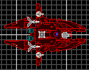 Well this is my ship I call it the Stinger its basicly a small class ship with 2 high power graviton beams a few machine guns and a nano repair cube thingy (forgot name) and a nice plasma cannon