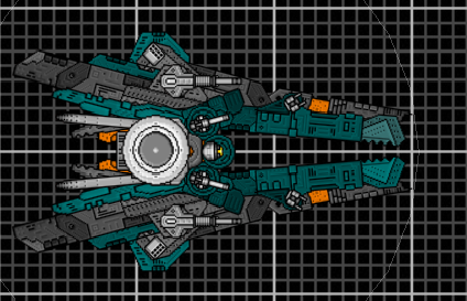 D-SS114 Destroyer<br />The Diridian fleets philosophy is that the more metal you have on your ship the more metal you can recieve from enemy fire. As a result D-SS ships are heavily armoured with great point defence and the         D-SS114 is no different, it has 2 flak turrets to provide an almost impenetrable wall of fire and missile launchers that deal with larger torpedoes, to fight back the D-SS is armed with two long range artillery weapons and for closer encounters its devastating shredder beam. the thick armour and bulky weapons however mean that this ship although considered relatively quick by the fleet is slow and cumbersome compared to other races destroyers