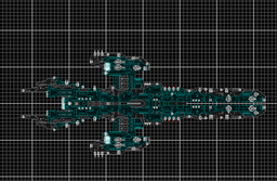Crusader Battleship.<br /><br />My latest ship, finished it just this morning. It is getting into the realms of size and complexity that I would like.