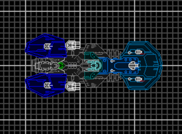 This is the Battle Cruiser it has a fast repair system that is hard to destroy since it's a really fast repair on it's self