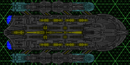 The A.R.N. dreadnought Adjudicator--a powerful ship that forms the spearhead of any battlegroup it is tasked to.