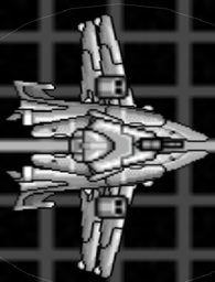 large bomber/ light gunship designed to attack larger ships with missiles.