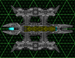 Seeing the power and versatility of the transport hull led the Council of the Altairian Alliance to move to modify it to carry small groups of fighter craft into areas where larger ships would be unfeasible.