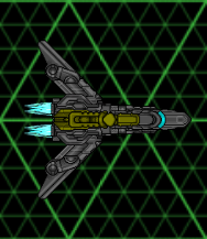 The Altairian Fighter - named the Rílihan - is the craft of choice for commissioned pilots and fighter-jock mercenaries alike. Striking a good balance of speed and power, the Rílihan is often found leading wings of strikecraft on a multitude of missions.