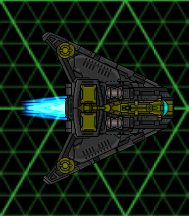 The finished ship!<br /><br />The Mahrelirn torpedo bomber is the same basic design as the Ahrelan, though designed with the modern battlefield in mind. In the wars against the Vrellian Allegiance and Coalition of Minda-Shan, the Altairian Alliance realized they needed a hardier and faster bomber for hit-and-run missions. While it cannot carry quite as large a payload as its cousin, the Mahrelirn is faster and more maneuverable, able to get in and out where larger ships cannot.