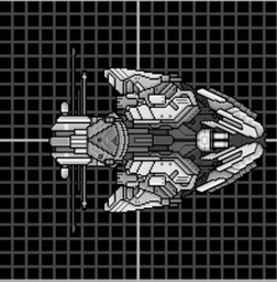 Kagetsuchi escort<br />This craft is designed for covering and defending larger crafts like the Izanagi and Izanami. it can extend the front plating to cover more shoots and has 2 spray type weapon the let loose a rain of fire on enemy that get too close