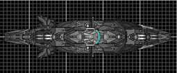 Izanagi Warship<br />Built based on an old and outdated old empire dreadnought, the Izanagi was remodeled for service. Old or not, a dreadnought is still a dreadnought, boasting heavy armor and guns that cover both the front and the back, it is powerful force in the hands of the capable