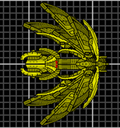 Zouchouten Guardian vessel<br />This vessel is usually deployed at the fringe worlds to guard against raiders. The ship have heavy front plating. the ships launches a swarm of drones, in which most at fake, inorder to confuse enemy sensors so the real ones have a longer active time.