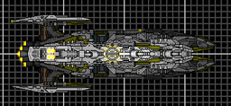 Name: PUx-55 Ikino<br />Class: experimential Battlecruser<br /><br />Pretty much the same shape as all of the others in this fleet.