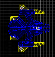 E-16 transport.<br />---weaponry---<br />3x experimental beam cannons<br />2x particle intercepters
