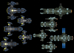 Wheeee Ordanian Fleet vs the GGG-HI Battleforce
