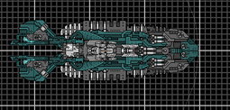 The EASS12 Frigate Class: this is the workhorse of the fleet, the ageing weapons platform has been refitted with a new railgun turret renown for its durability in close combat and broadside power the EASS12's a formidable opponent.