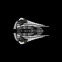 Seth class frigate.  Primary ship of the (insert alien race here) fleet.  Has two dual machineguns and a five-per-volley missile launcher.